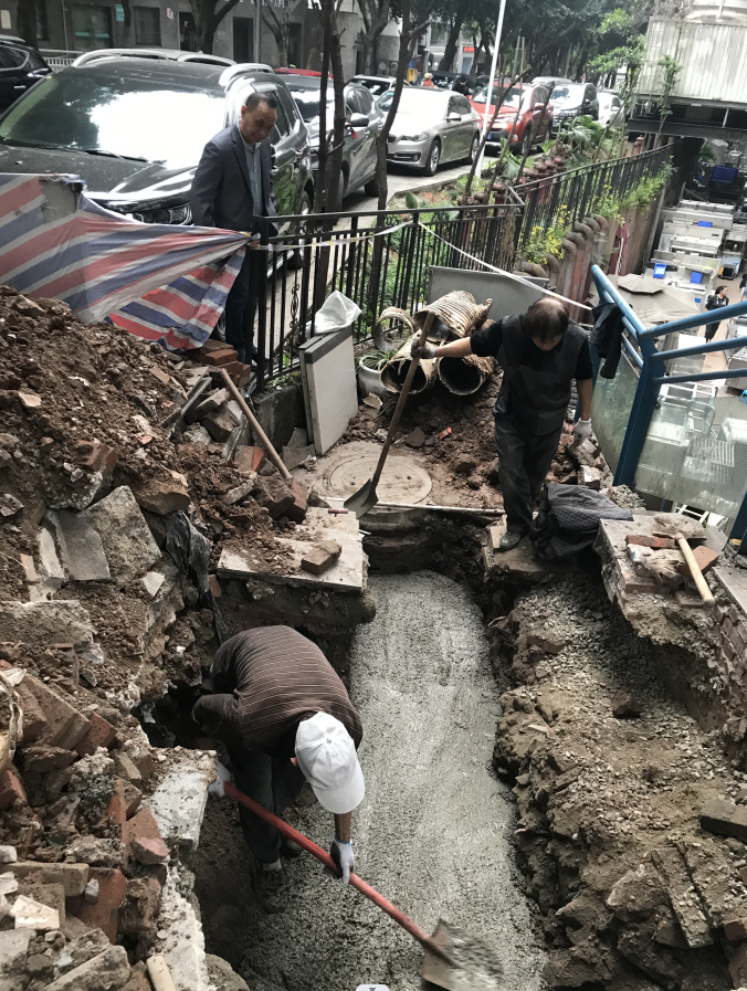 奔力綠色空間地面沉降維修